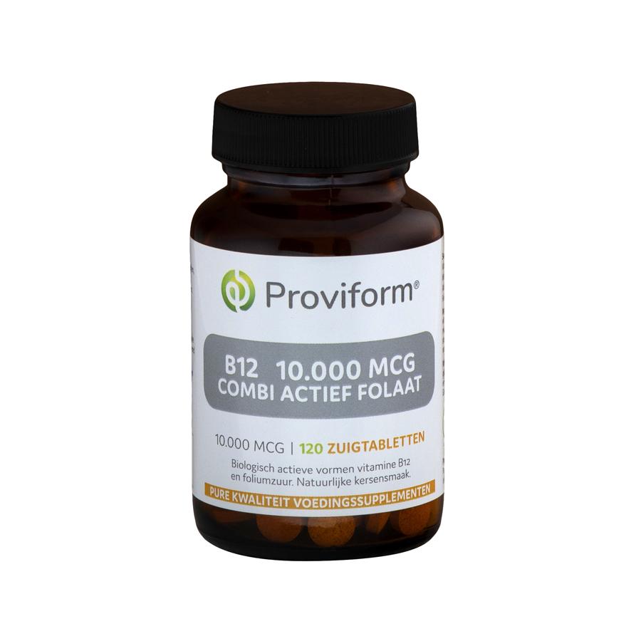 Vitamine B12 10.000mcg combi actief folaat