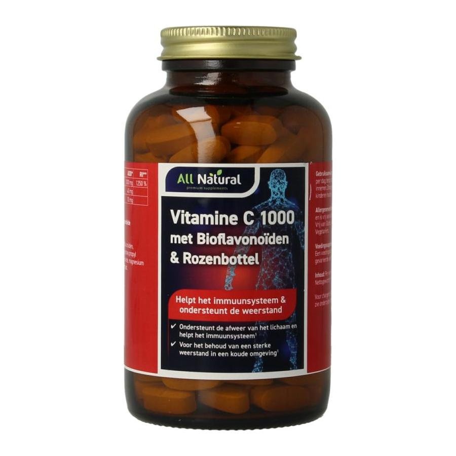 Vitamine C 1000 met bioflavonoiden & rozenbottel