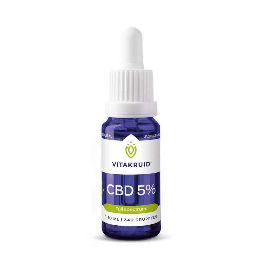 CBD Olie 5% full spectrum met MCT als drager