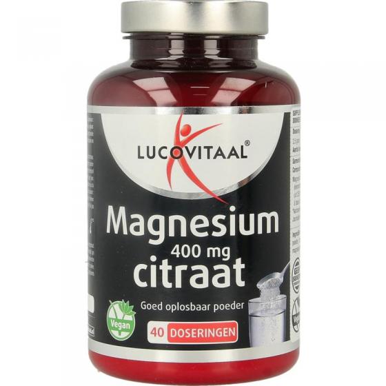 Magnesium citraat 400mg poeder