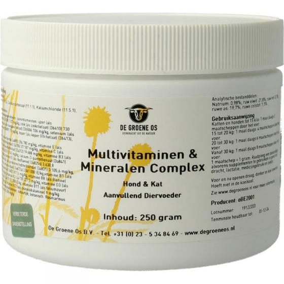 Multi vitamine & mineralen complex hond/kat