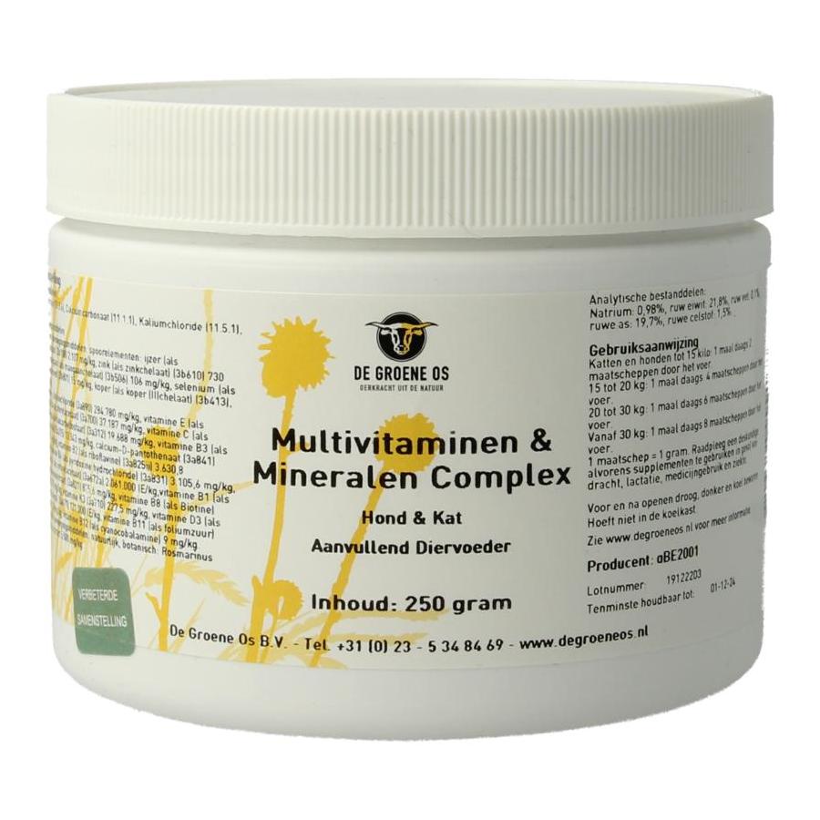 Multi vitamine & mineralen complex hond/kat