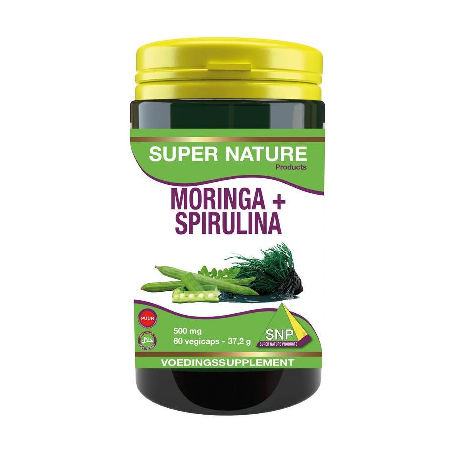 Moringa & spirulina 500 mg puur