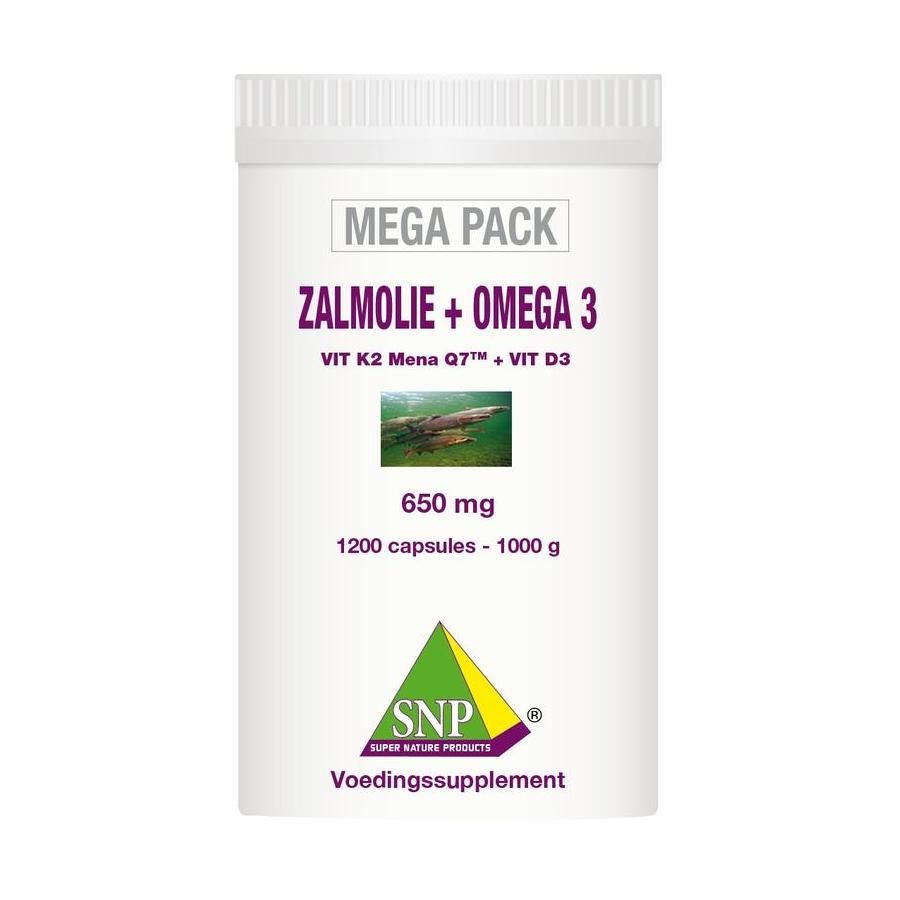 Zalmolie & omega 3 megapack