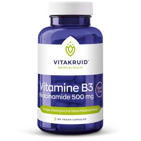 Vitamine B3 Niacinamide 500 mg