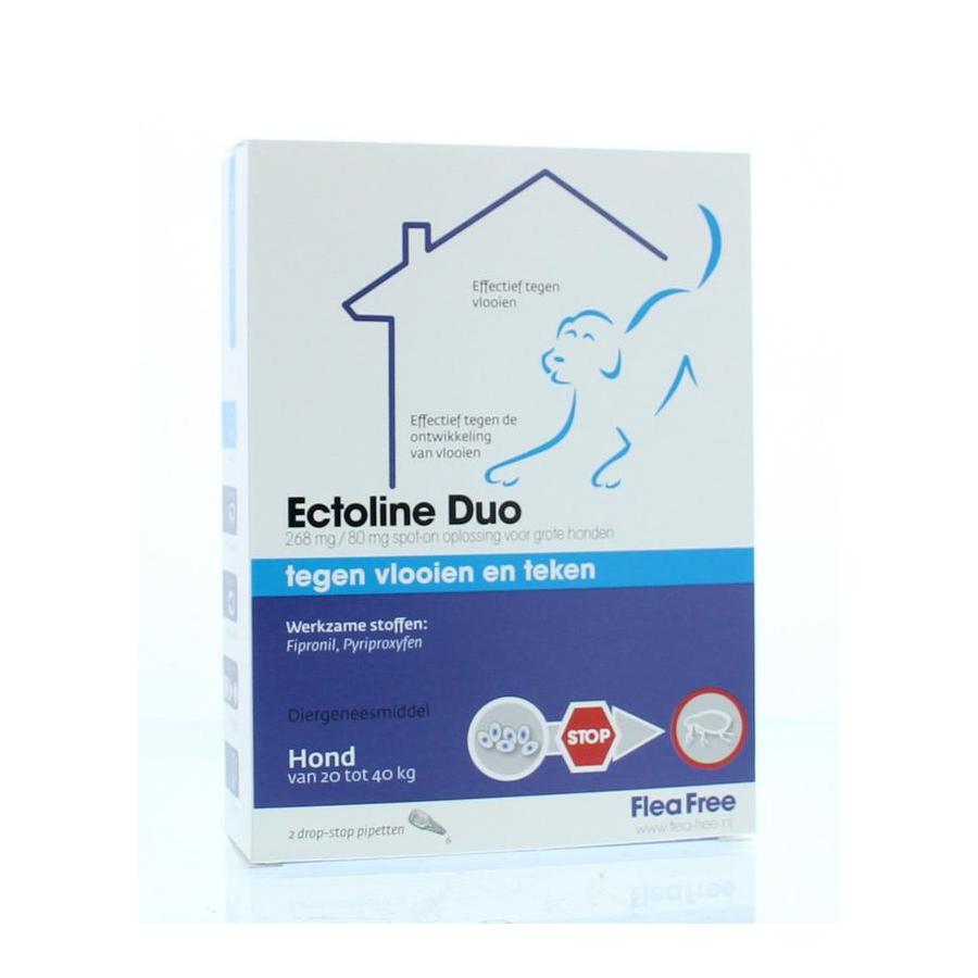 Ectoline duo hond 20-40kg pipet