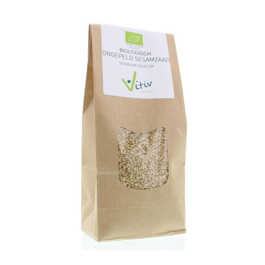 Sesamzaad ongepeld bio