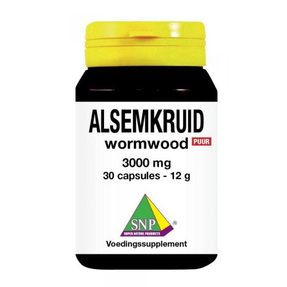 Alsemkruid wormwood 3000 mg puur