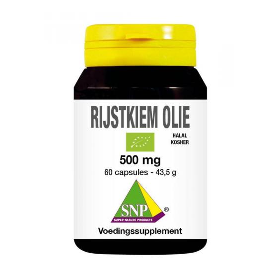 Rijstkiem olie halal kosher