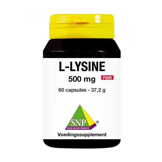 L-lysine 500 mg puur