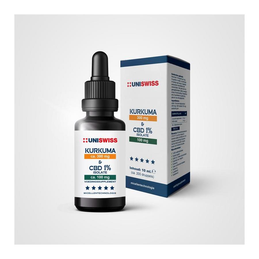 Kurkuma & CBD isolate 1%