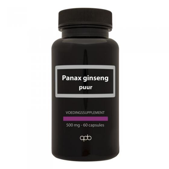 Panax ginseng 500mg puur