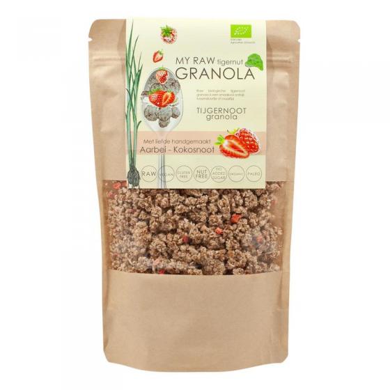 Tijgernoot granola aardbei/kokosnoot bio