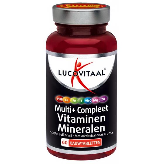 Multi vitaminen & mineralen kauwtablet