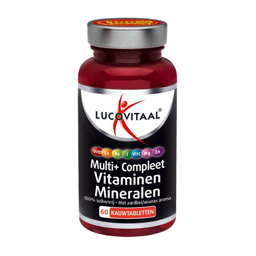 Multi vitaminen & mineralen kauwtablet