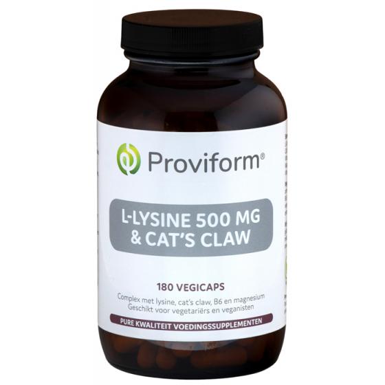 L-lysine 500mg & cat's claw