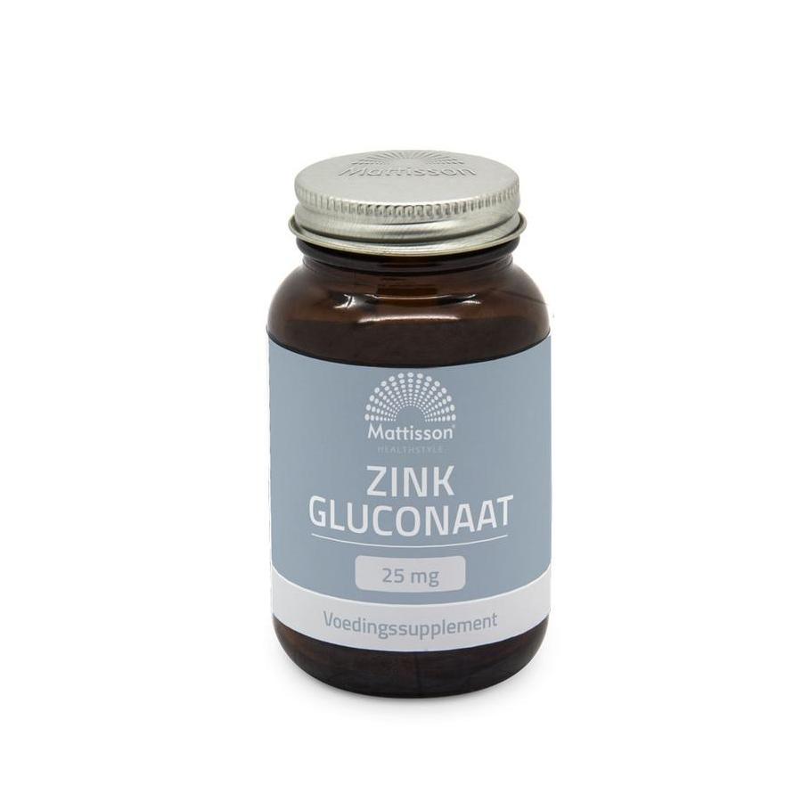 Zink gluconaat 25mg