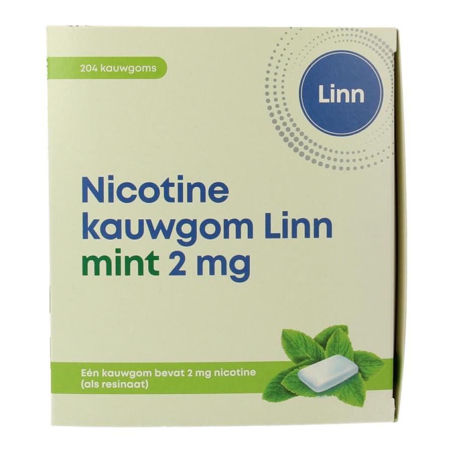 Nicotine kauwgom 2mg mint