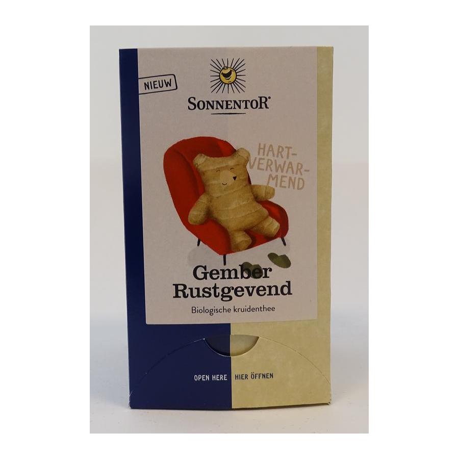 Gember rustgevende thee bio