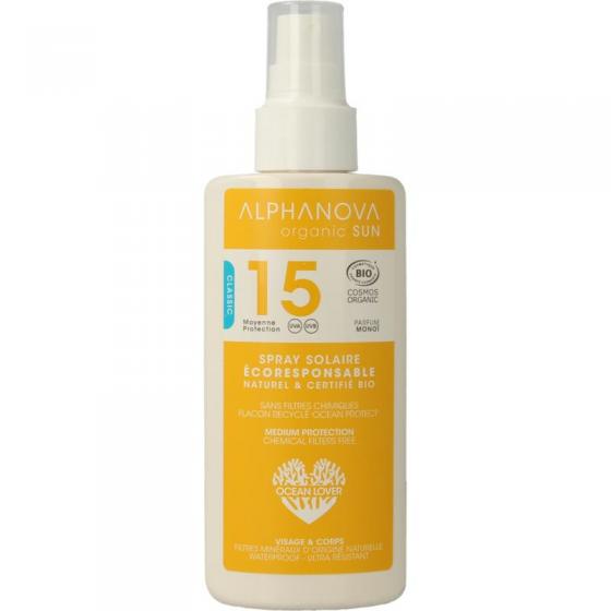 Sun spray vegan SPF15