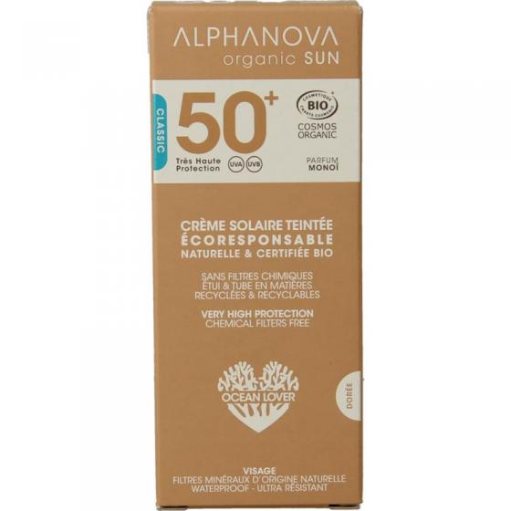 Sun gekleurde dagcreme classic vegan SPF50+