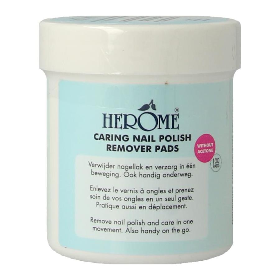 Nagellak remover pads caring