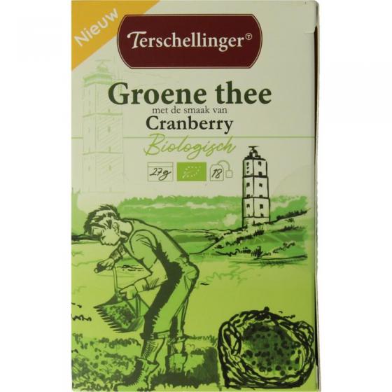 Groene thee cranberry bio