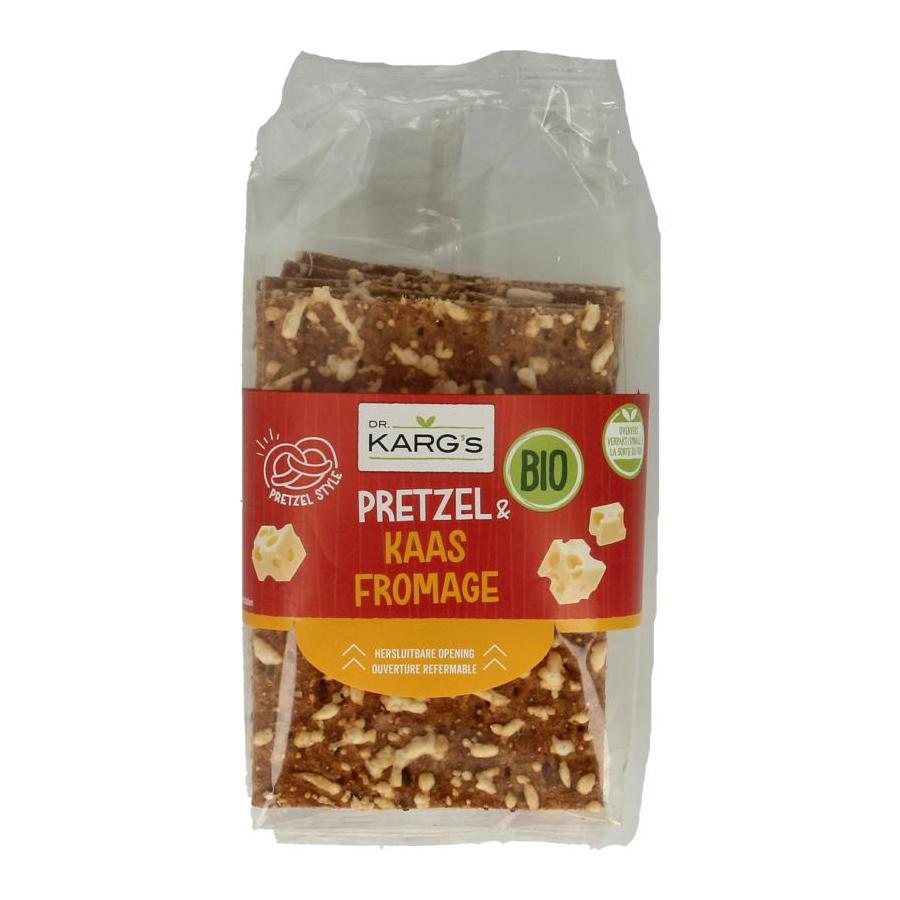 Crackers pretzel kaas bio