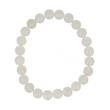 Kralenarmband jade wit 8mm