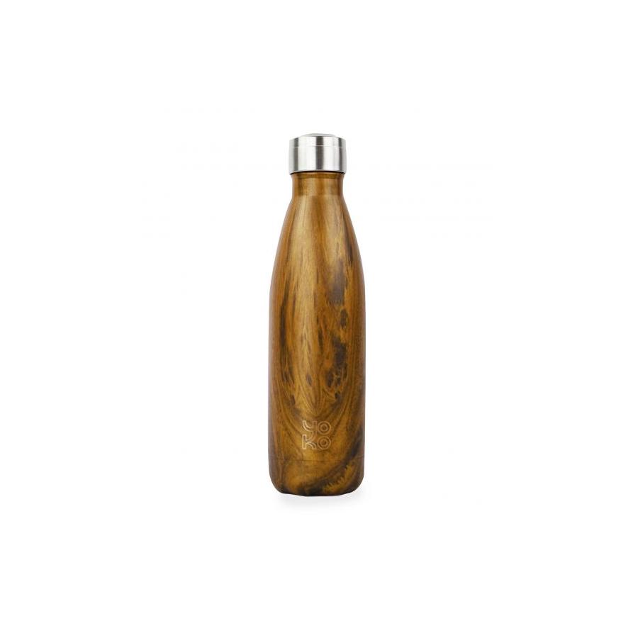 Drinkfles wood isotherm 500ml