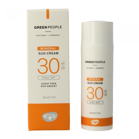 Suncream scent free mineral SPF30