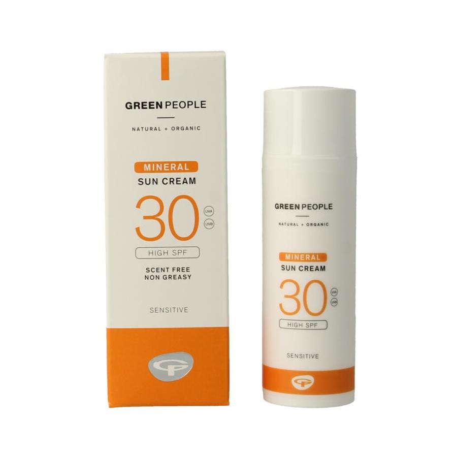 Suncream scent free mineral SPF30