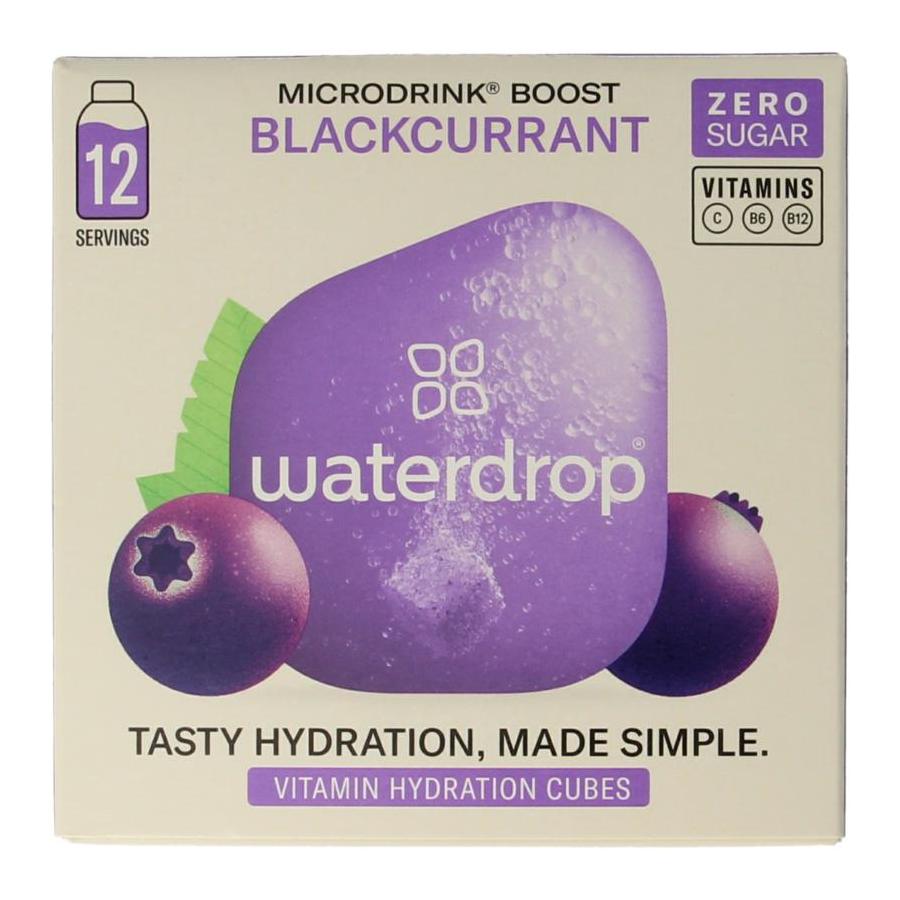 Microdrink boost blackcurrant bruistabletten