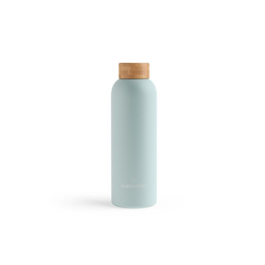 Roestvrijstalen drinkfles pastel turquo matt 600ml