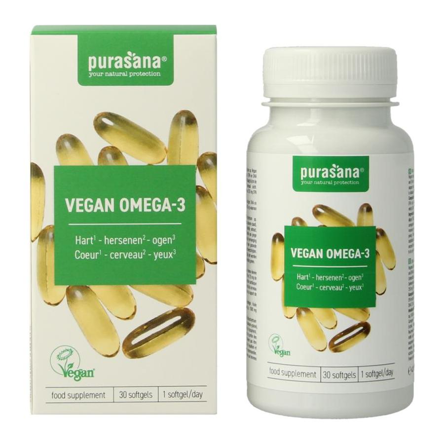 Vegan omega-3 algenolie