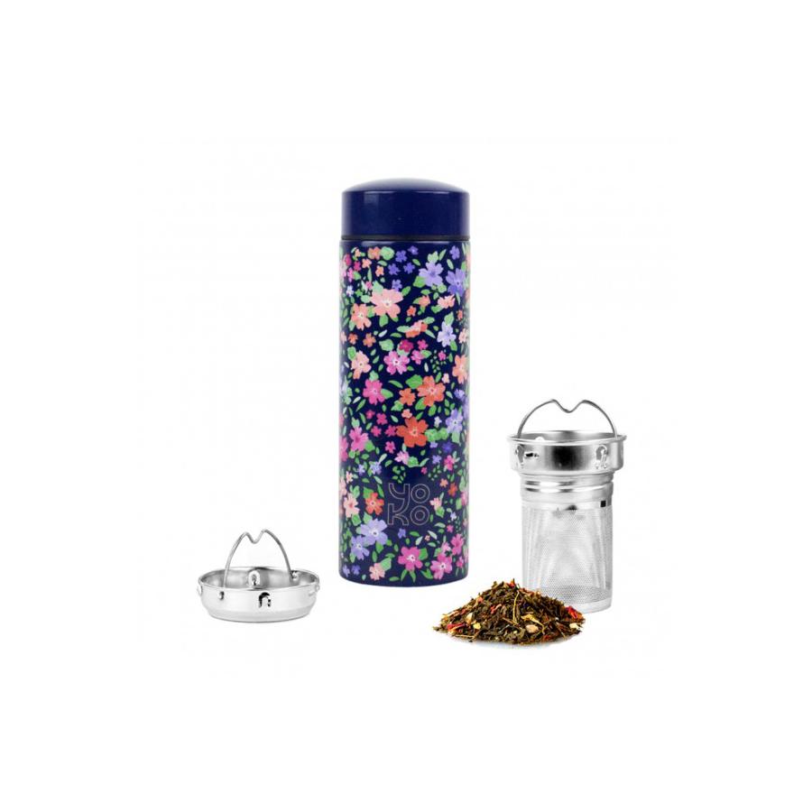 Drinkfles venise met theefilter isotherm 350ml