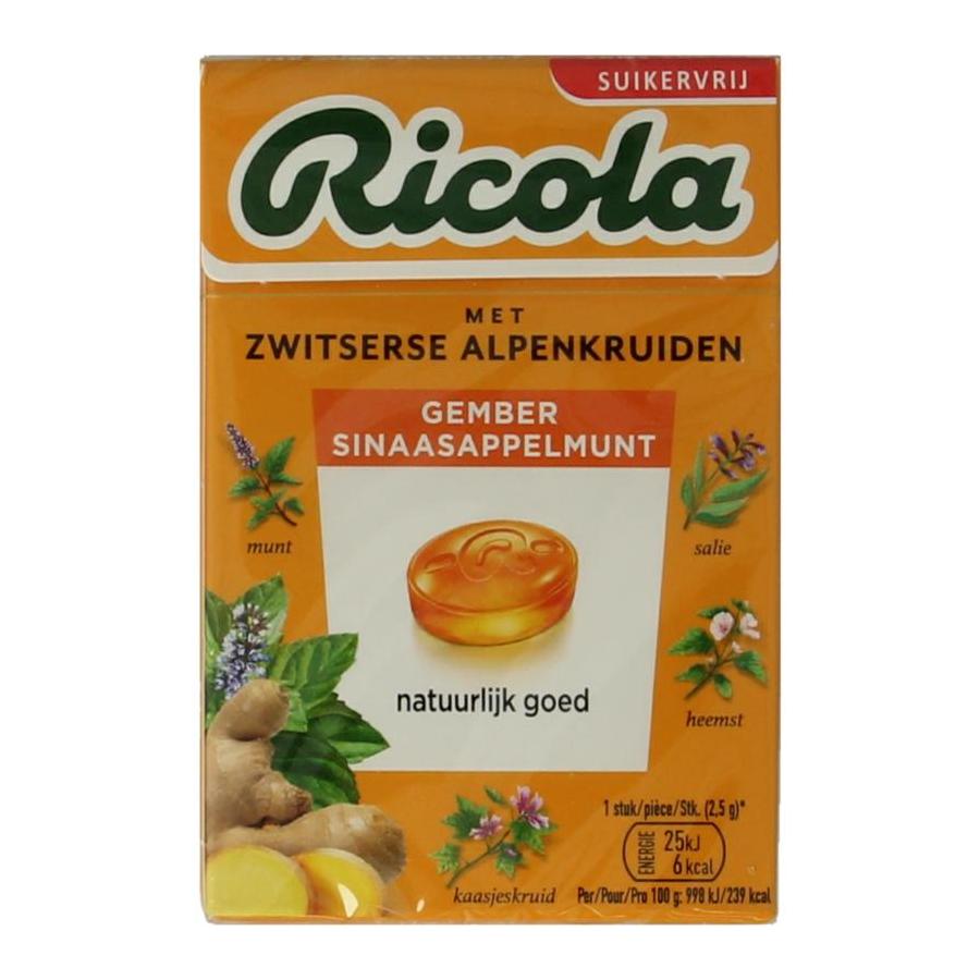 Gember sinaasappelmunt suikervrij
