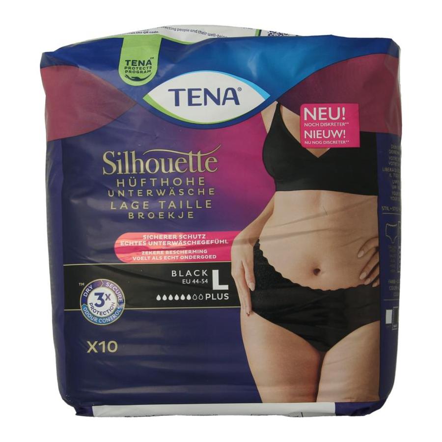 Silhouette plus low waist zwart L
