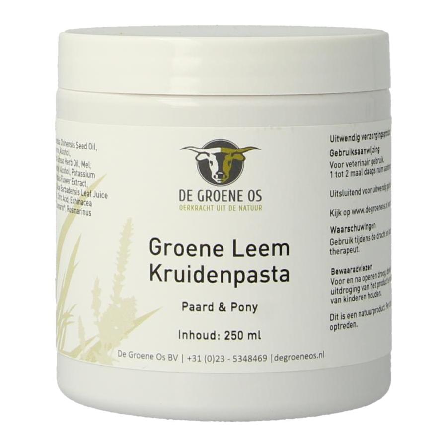 Groene leem kruidenpasta