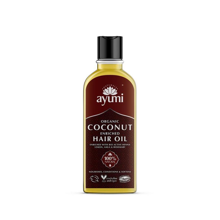 Hair oil coconut enriched