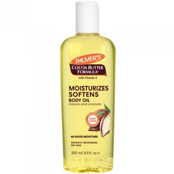 Cocoa butter formula moisturizing body oil