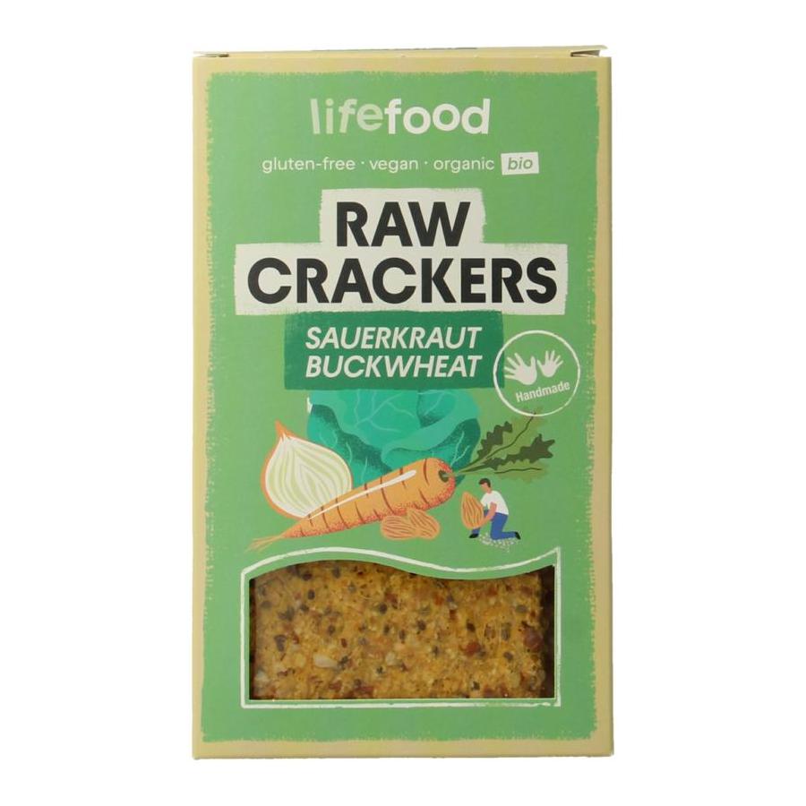 Life crackers zuurkool boekweit raw bio