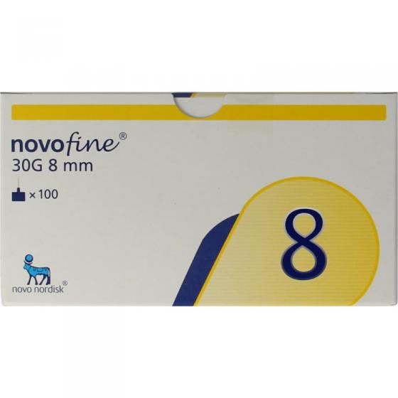 Novofine naalden 0.30 x 8 mm 30 gram