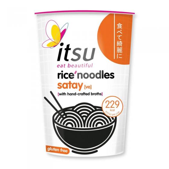 Satay rice noodles cup glutenvrij