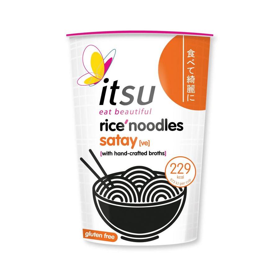 Satay rice noodles cup glutenvrij