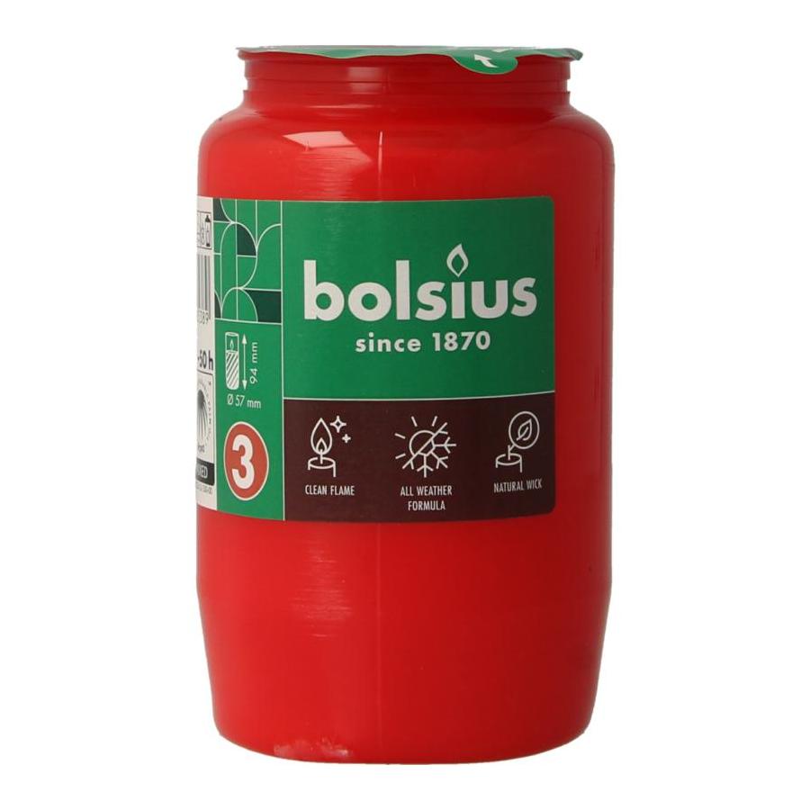 Herdenkingslicht nr 3 rood