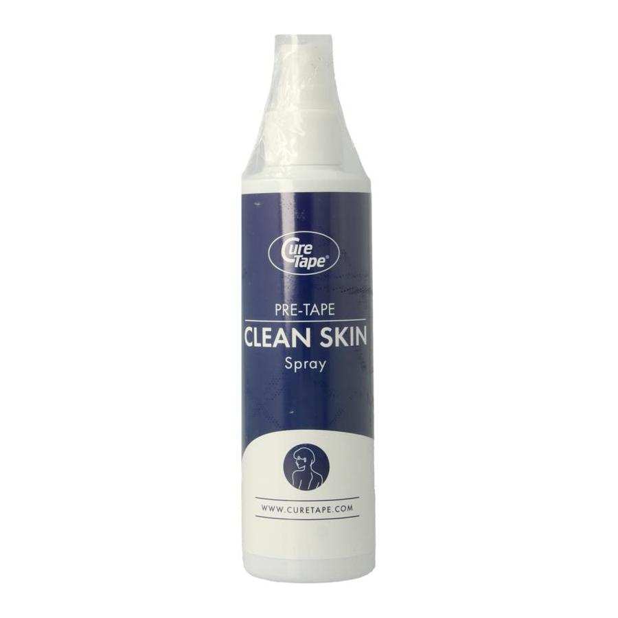 Clean skin pre-taping spray