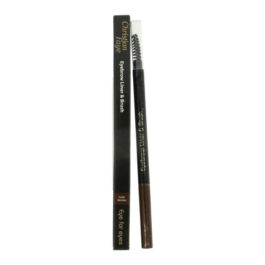 Eyebrow liner & brush dark brown