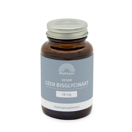 Vegan ijzer bisglycinaat 28mg