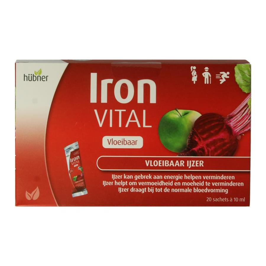 Iron vital vloeibaar ijzer 20x10ml